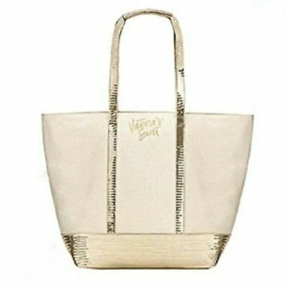 Victoria’s Secret Sequin Metallic Tote Shoulder Bag